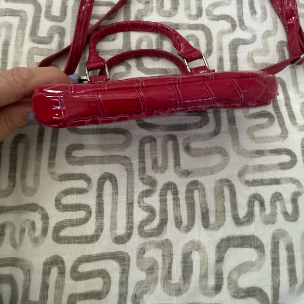 Disney Red Croc-Embossed Mini Bag - Picture 7 of 12